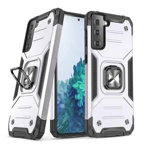 Wozinsky Ring Armor pancerne hybrydowe etui pokrowiec + magnetyczny uchwyt Samsung Galaxy S22+ (S22 Plus) srebrny Wozinsky Ring Armor pancerne hybrydowe etui pokrowiec + magnetyczny uchwyt Samsung Galaxy S22+ (S22 Plus) srebrny