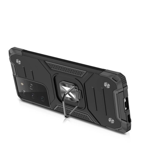 Wozinsky Ring Armor pancerne hybrydowe etui pokrowiec + magnetyczny uchwyt Samsung Galaxy S22 Ultra czerwony Wozinsky Ring Armor pancerne hybrydowe etui pokrowiec + magnetyczny uchwyt Samsung Galaxy S22 Ultra czerwony