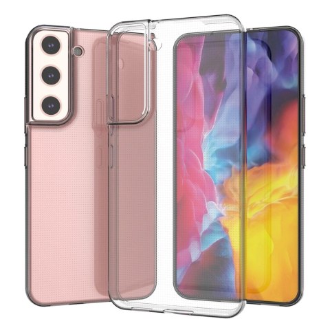 Żelowy pokrowiec etui Ultra Clear 0.5mm Samsung Galaxy S22 przezroczysty