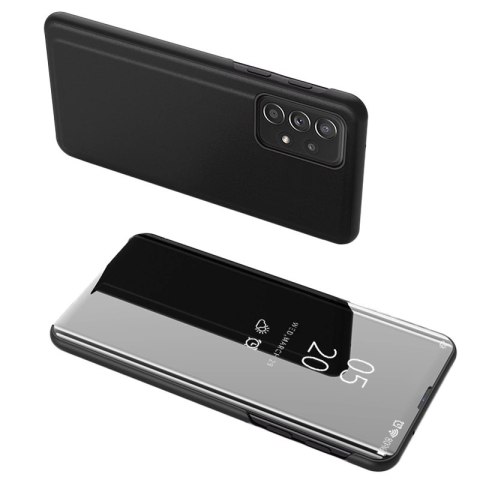 Clear View Case futerał etui z klapką Samsung Galaxy A73 czarny Clear View Case futerał etui z klapką Samsung Galaxy A73 czarny