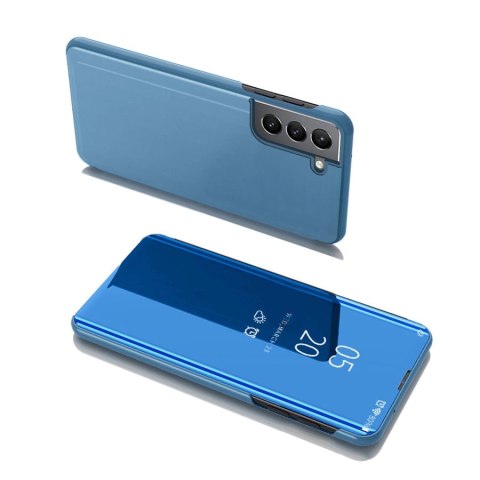 Clear View Case futerał etui z klapką Samsung Galaxy S22+ (S22 Plus) niebieski Clear View Case futerał etui z klapką Samsung Galaxy S22+ (S22 Plus) niebieski