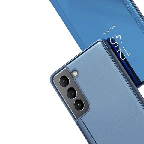 Clear View Case futerał etui z klapką Samsung Galaxy S22+ (S22 Plus) niebieski Clear View Case futerał etui z klapką Samsung Galaxy S22+ (S22 Plus) niebieski