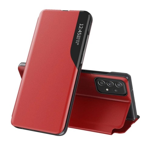 Eco Leather View Case elegancki futerał etui z klapką i funkcją podstawki Samsung Galaxy A73 czerwony Eco Leather View Case elegancki futerał etui z klapką i funkcją podstawki Samsung Galaxy A73 czerwony