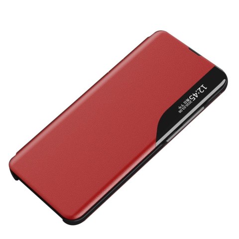 Eco Leather View Case elegancki futerał etui z klapką i funkcją podstawki Samsung Galaxy A73 czerwony Eco Leather View Case elegancki futerał etui z klapką i funkcją podstawki Samsung Galaxy A73 czerwony