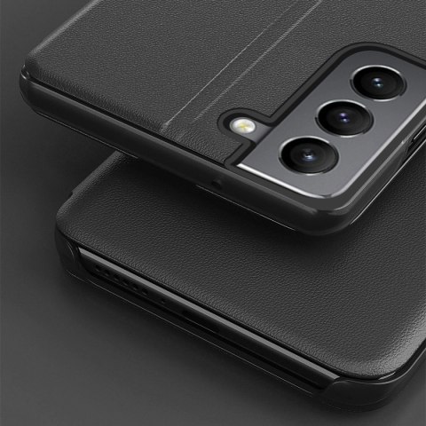 Eco Leather View Case elegancki futerał etui z klapką i funkcją podstawki Samsung Galaxy S22+ (S22 Plus) czarny Eco Leather View Case elegancki futerał etui z klapką i funkcją podstawki Samsung Galaxy S22+ (S22 Plus) czarny