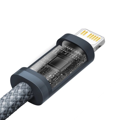 Kabel Baseus CALD000116 Lightning - USB-C PD 20W 480Mb/s 2m - szary Kabel Baseus CALD000116 Lightning - USB-C PD 20W 480Mb/s 2m - szary
