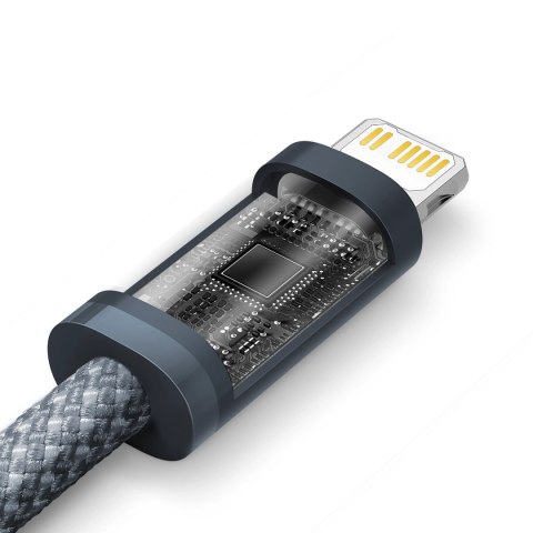 Kabel Baseus CALD000116 Lightning - USB-C PD 20W 480Mb/s 2m - szary Kabel Baseus CALD000116 Lightning - USB-C PD 20W 480Mb/s 2m - szary