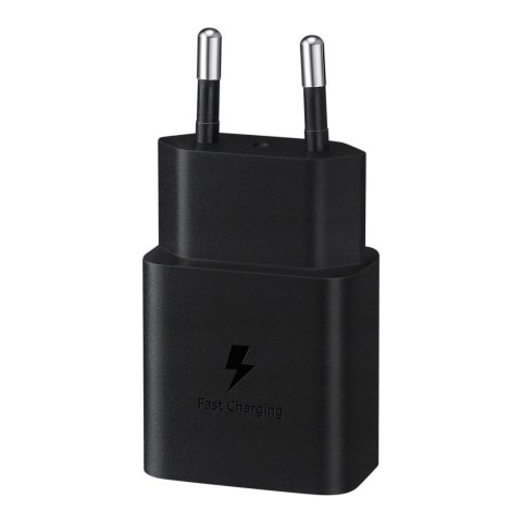 Ładowarka sieciowa Samsung EP-T1510NBEGEU 15W PD USB-C AFC - czarna Ładowarka sieciowa Samsung EP-T1510NBEGEU 15W PD USB-C AFC - czarna