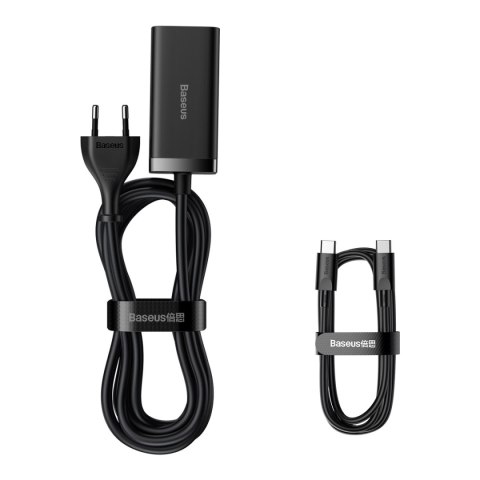 Baseus GaN3 Pro szybka uniwersalna ładowarka sieciowa GaN 2 x USB Typ C / 2x USB 100W PD3.0, QC4.0+, AFC czarny (CCGP000101) Baseus GaN3 Pro szybka uniwersalna ładowarka sieciowa GaN 2 x USB Typ C / 2x USB 100W PD3.0, QC4.0+, AFC czarny (CCGP000101)