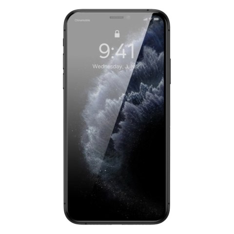 Szkło Baseus Privacy Anti Spy hartowane prywatyzujące na iPhone 11 Pro Max / iPhone XS Max z pozycjonerem Szkło Baseus Privacy Anti Spy hartowane prywatyzujące na iPhone 11 Pro Max / iPhone XS Max z pozycjonerem