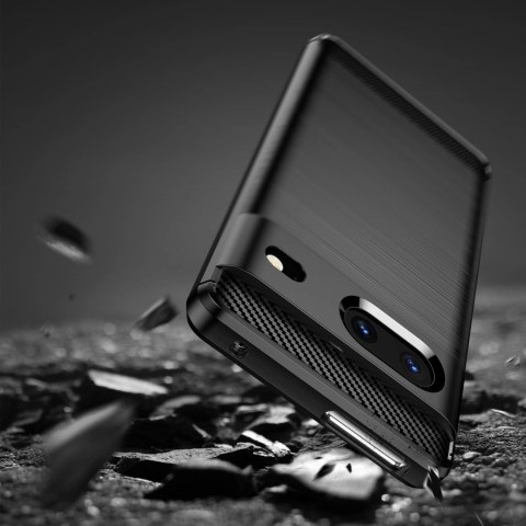 Carbon Case elastyczne etui pokrowiec Google Pixel 7 czarny Carbon Case elastyczne etui pokrowiec Google Pixel 7 czarny