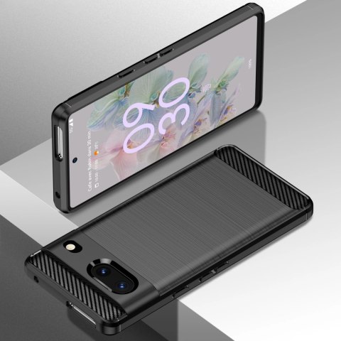 Carbon Case elastyczne etui pokrowiec Google Pixel 7 czarny Carbon Case elastyczne etui pokrowiec Google Pixel 7 czarny
