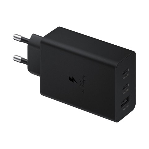 Samsung ładowarka sieciowa 2x USB Typ C / USB PPS, Power Delivery PD 65W, QC 3.0, AFC, FCP czarny (EP-T6530NBEGEU) Samsung ładowarka sieciowa 2x USB Typ C / USB PPS, Power Delivery PD 65W, QC 3.0, AFC, FCP czarny (EP-T6530NBEGEU)