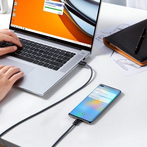 Baseus Dynamic Series kabel USB - USB Typ C 100W 1m szary (CALD000616) Baseus Dynamic Series kabel USB - USB Typ C 100W 1m szary (CALD000616)