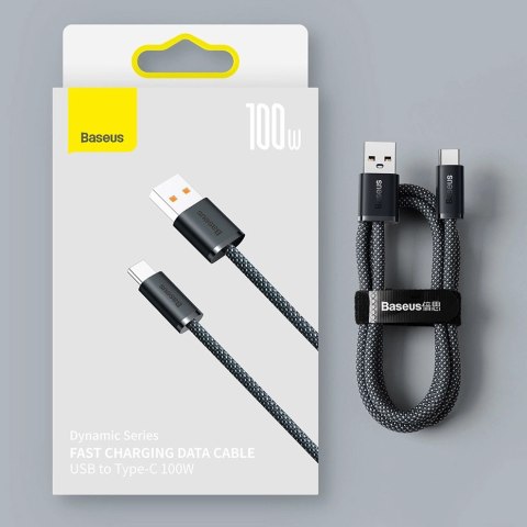 Baseus Dynamic Series kabel USB - USB Typ C 100W 1m szary (CALD000616) Baseus Dynamic Series kabel USB - USB Typ C 100W 1m szary (CALD000616)