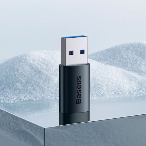 Baseus Ingenuity Series Mini przejściówka adapter USB 3.1 OTG do USB Typ C niebieski (ZJJQ000103) Baseus Ingenuity Series Mini przejściówka adapter USB 3.1 OTG do USB Typ C niebieski (ZJJQ000103)