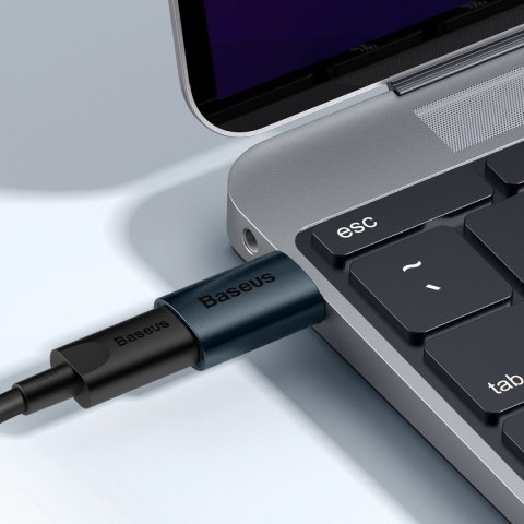 Baseus Ingenuity Series Mini przejściówka adapter USB 3.1 OTG do USB Typ C niebieski (ZJJQ000103) Baseus Ingenuity Series Mini przejściówka adapter USB 3.1 OTG do USB Typ C niebieski (ZJJQ000103)