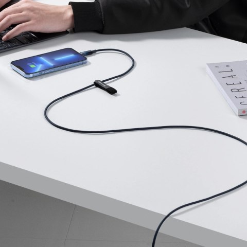 Kabel Baseus CATS000003 Lightning - USB-C 20W 480Mb/s 1m - niebieski Kabel Baseus CATS000003 Lightning - USB-C 20W 480Mb/s 1m - niebieski
