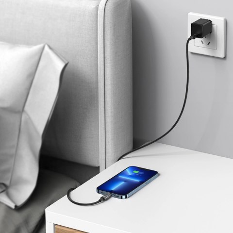 Kabel Baseus CATS000003 Lightning - USB-C 20W 480Mb/s 1m - niebieski Kabel Baseus CATS000003 Lightning - USB-C 20W 480Mb/s 1m - niebieski