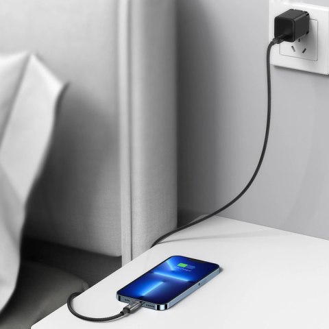 Kabel Baseus CATS000003 Lightning - USB-C 20W 480Mb/s 1m - niebieski Kabel Baseus CATS000003 Lightning - USB-C 20W 480Mb/s 1m - niebieski