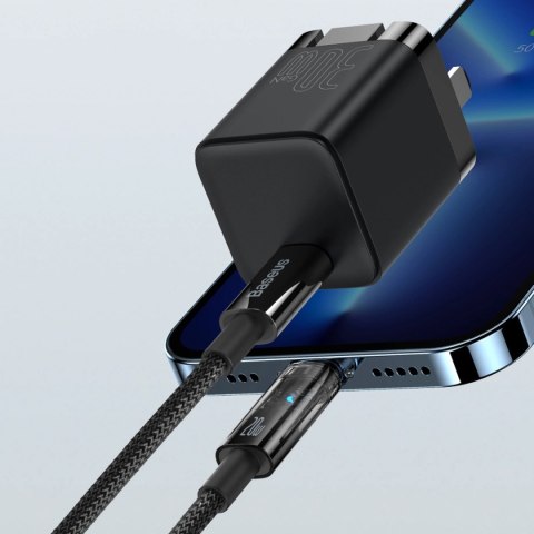 Kabel Baseus CATS000003 Lightning - USB-C 20W 480Mb/s 1m - niebieski Kabel Baseus CATS000003 Lightning - USB-C 20W 480Mb/s 1m - niebieski