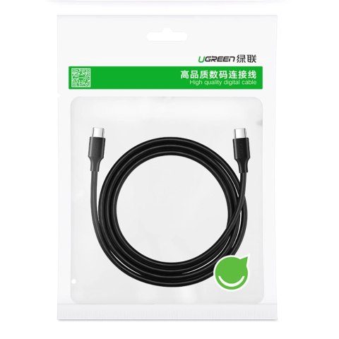 Kabel Ugreen US286 USB-C - USB-C 3A 480Mb/s 3m - czarny