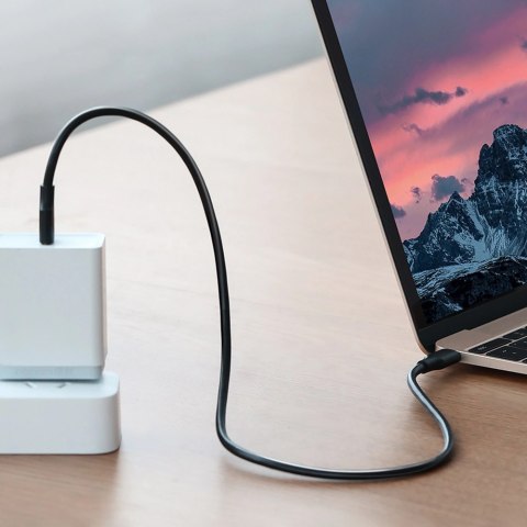 Kabel Ugreen US286 USB-C - USB-C 3A 480Mb/s 3m - czarny