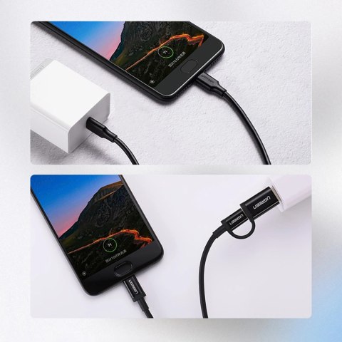 Kabel Ugreen US286 USB-C - USB-C 3A 480Mb/s 3m - czarny