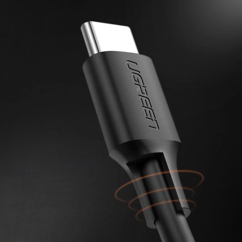 Kabel Ugreen US286 USB-C - USB-C 3A 480Mb/s 3m - czarny