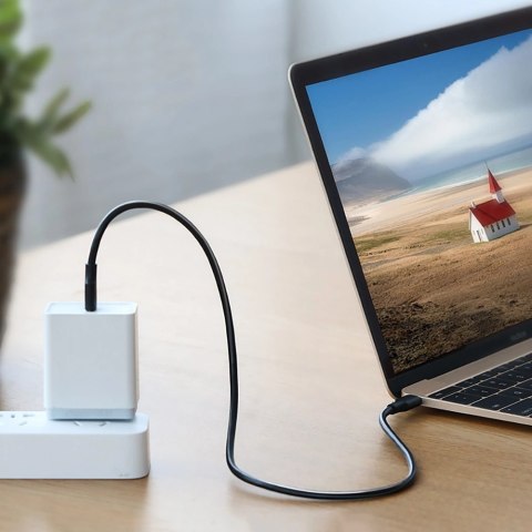 Kabel Ugreen US286 USB-C - USB-C PD QC 3A 480Mb/s 1m - czarny