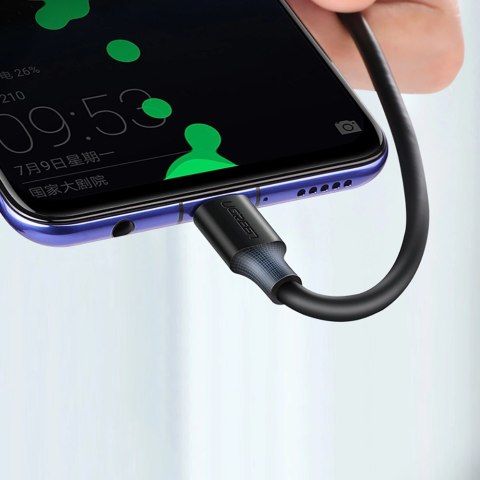 Kabel Ugreen US287 60114 USB-A / USB-C 3A 0.25m - czarny