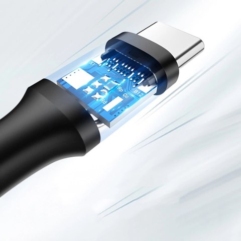 Kabel Ugreen US287 60114 USB-A / USB-C 3A 0.25m - czarny