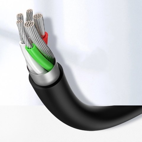Kabel Ugreen US287 60114 USB-A / USB-C 3A 0.25m - czarny
