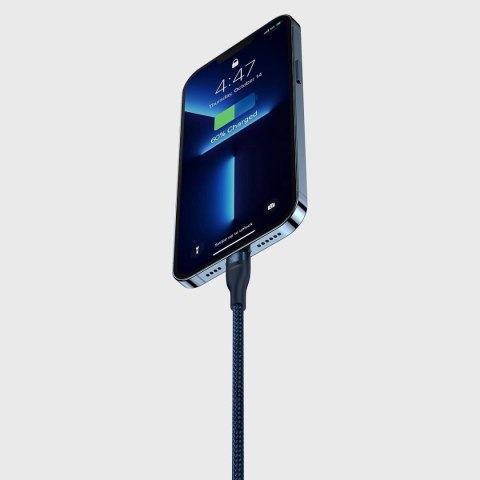 Baseus Flash Series II kabel USB Typ C / USB Typ C / Lightning / micro USB 100 W 1,5 m niebieski (CASS030203)