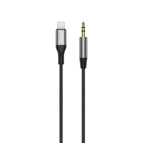 Dudao kabel audio Lightning - mini jack 3.5mm 1m szary (L11PRO) Dudao kabel audio Lightning - mini jack 3.5mm 1m szary (L11PRO)