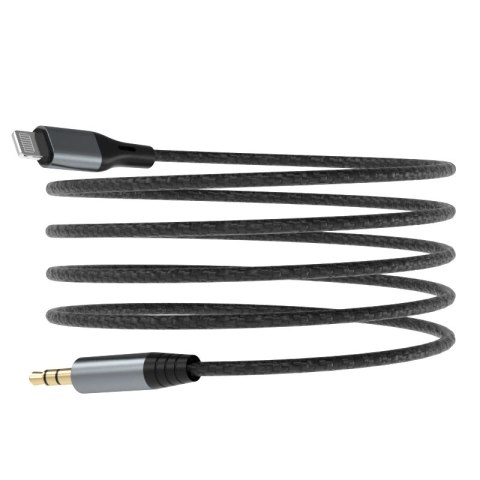 Dudao kabel audio Lightning - mini jack 3.5mm 1m szary (L11PRO) Dudao kabel audio Lightning - mini jack 3.5mm 1m szary (L11PRO)