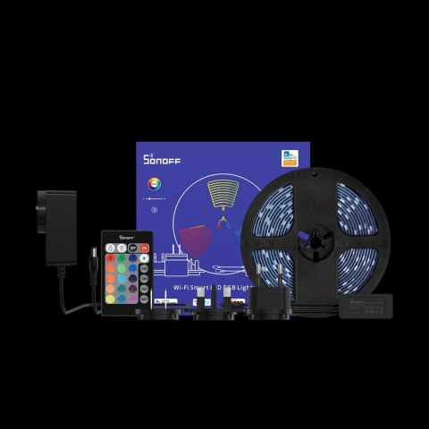 Sonoff L2-5M zestaw inteligentna wodoodporna taśma LED 5 m RGB pilot zasilacz Wi-Fi Sonoff L2-5M zestaw inteligentna wodoodporna taśma LED 5 m RGB pilot zasilacz Wi-Fi