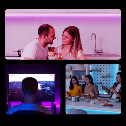 Sonoff L2-5M zestaw inteligentna wodoodporna taśma LED 5 m RGB pilot zasilacz Wi-Fi Sonoff L2-5M zestaw inteligentna wodoodporna taśma LED 5 m RGB pilot zasilacz Wi-Fi