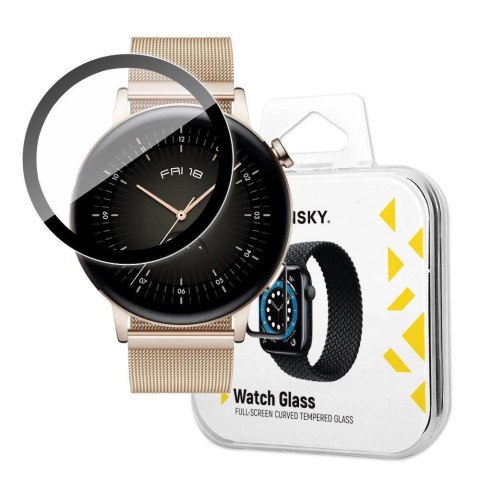 Wozinsky Watch Glass hybrydowe szkło do Huawei Watch GT 3 42 mm czarny Wozinsky Watch Glass hybrydowe szkło do Huawei Watch GT 3 42 mm czarny