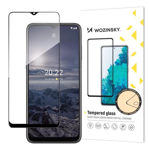 Wozinsky super wytrzymałe szkło hartowane Full Glue na cały ekran z ramką Case Friendly Nokia G21 / G11 czarny Wozinsky super wytrzymałe szkło hartowane Full Glue na cały ekran z ramką Case Friendly Nokia G21 / G11 czarny