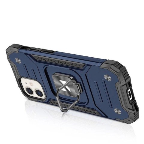 Wozinsky Ring Armor etui iPhone 14 Plus pancerny pokrowiec uchwyt magnetyczny ring niebieskie Wozinsky Ring Armor etui iPhone 14 Plus pancerny pokrowiec uchwyt magnetyczny ring niebieskie