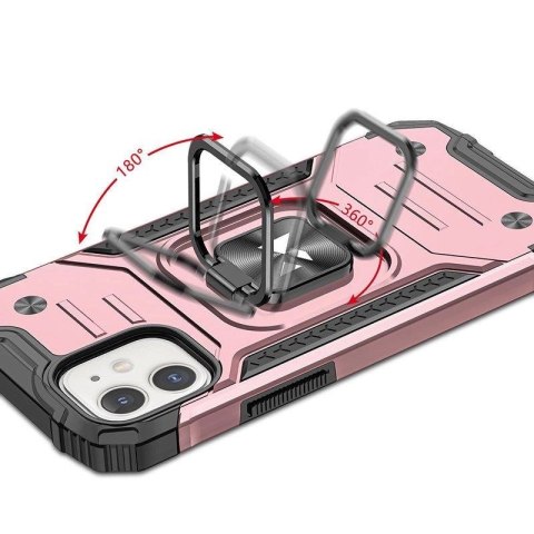 Wozinsky Ring Armor etui iPhone 14 Plus pancerny pokrowiec uchwyt magnetyczny ring złote Wozinsky Ring Armor etui iPhone 14 Plus pancerny pokrowiec uchwyt magnetyczny ring złote