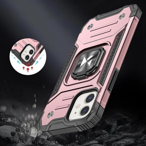 Wozinsky Ring Armor etui iPhone 14 Plus pancerny pokrowiec uchwyt magnetyczny ring złote Wozinsky Ring Armor etui iPhone 14 Plus pancerny pokrowiec uchwyt magnetyczny ring złote