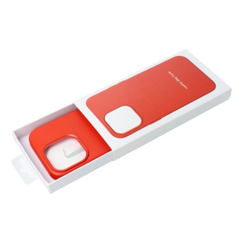 Futerał LEATHER MAG COVER kompatybilny z MagSafe do IPHONE 15 Plus czerwony Futerał LEATHER MAG COVER kompatybilny z MagSafe do IPHONE 15 Plus czerwony