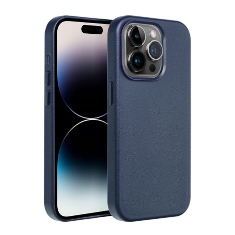 Futerał LEATHER MAG COVER kompatybilny z MagSafe do IPHONE 16 Plus niebieski Futerał LEATHER MAG COVER kompatybilny z MagSafe do IPHONE 16 Plus niebieski