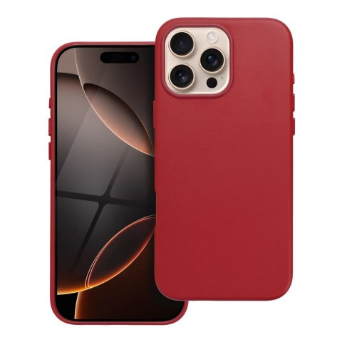 Futerał LEATHER MAG COVER kompatybilny z MagSafe do IPHONE 16 Pro Max czerwony Futerał LEATHER MAG COVER kompatybilny z MagSafe do IPHONE 16 Pro Max czerwony