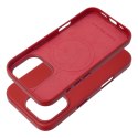 Futerał LEATHER MAG COVER kompatybilny z MagSafe do IPHONE 16 Pro czerwony Futerał LEATHER MAG COVER kompatybilny z MagSafe do IPHONE 16 Pro czerwony