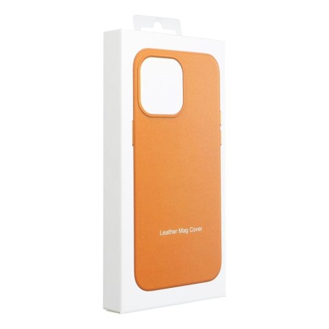 Futerał LEATHER MAG COVER kompatybilny z MagSafe do IPHONE 16 pomarańczowy Futerał LEATHER MAG COVER kompatybilny z MagSafe do IPHONE 16 pomarańczowy