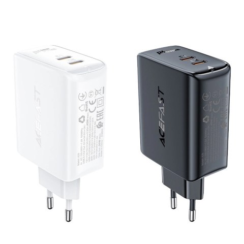 Acefast A29 PD50W GaN (USB-C+USB-C) dual port charger black Acefast A29 PD50W GaN (USB-C+USB-C) dual port charger black