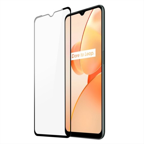 Dux Ducis 9D Tempered Glass wytrzymałe szkło hartowane 9H na cały ekran z ramką Realme C31 czarny (case friendly)